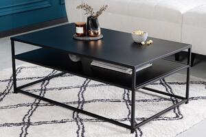 Dohányzóasztal DURA STEEL 100cm porszórt fém fekete