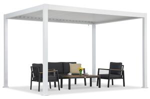 Lagos 3x4 Garden Point szabadon álló terasz pergola fehér