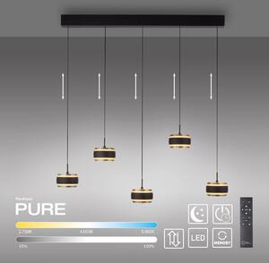 Paul Neuhaus modern függeszték pure falling rings fekete pln2504-18