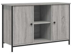 Szürke sonoma színű szerelt fa tv-szekrény 100 x 35 x 65 cm