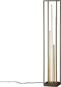 Fischer & Honsel modern állólámpa grid fekete arany fhl40519