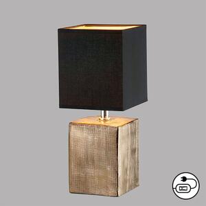 Fischer & Honsel glamour modern asztali lámpa ouro barna fhl50668