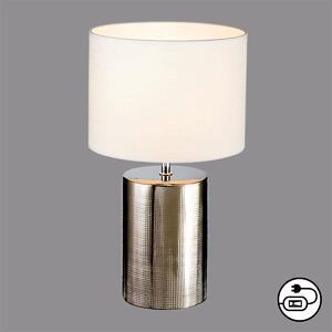 Fischer & Honsel modern asztali lámpa prata ezüst fhl50663