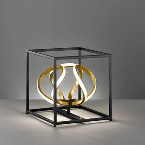 Fischer & Honsel modern asztali lámpa gesa fekete fhl50323