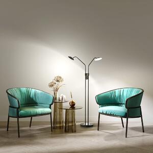 Fischer & Honsel modern állólámpa tallri bézs fekete szürke fhl40487
