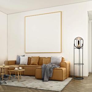 Fischer & Honsel modern állólámpa regi fekete fhl40423