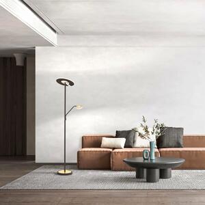Fischer & Honsel modern állólámpa dent bézs fekete szürke fhl40466