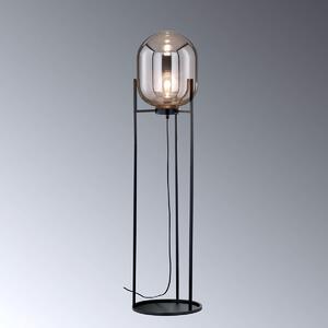 Fischer & Honsel modern állólámpa regi fekete fhl40424