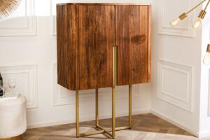 Highboard GATSBY 125cm retro stílusú mangó arany
