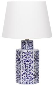 Asztali lámpa MARCELIN Porcelán Fehér/kék