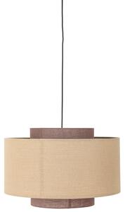 Bézs vászon függőlámpa Bloomingville Janica 60 cm