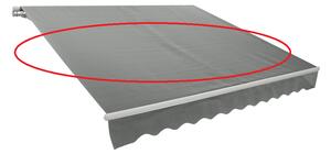 ROJAPLAST tartalék ponyva falra szerelhető 2,95 x 2 m-es napellenzőhöz - szürke