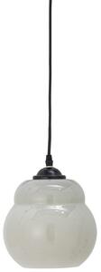 Szürke üveg függőlámpa Bloomingville Motella 19 cm