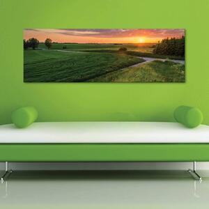 120x50cm - Gyönyörű naplemente vászonkép