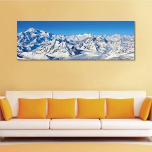 120x50cm - Havas hegyek vászonkép