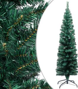 VidaXL zöld vékony PVC műkarácsonyfa állvánnyal 150 cm