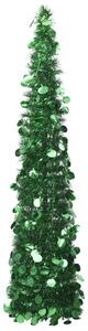 VidaXL zöld összecsukható PET műkarácsonyfa 180 cm