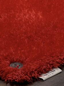 Soft shaggy red szőnyeg piros-bordó