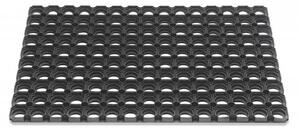 Domino rectangle lábtörlő 100x150 szürke