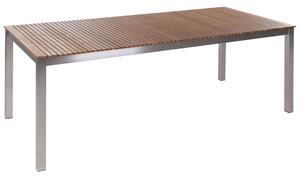 Kerti asztal VIAREGGIO 200 cm 90 cm FSC® tanúsítvánnyal rendelkező tíkfa Barna