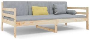 VidaXL tömör fenyőfa kanapéágy matrac nélkül 90 x 190 cm