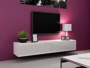 BUTORLINE TV szekrény 180 GOVI VG1A fehér / fehér fényes