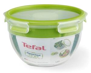 Tárolódoboz Tefal Master Seal To Go N1071310 kerek salátához XL 2,6 l