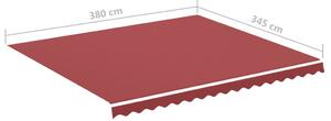 VidaXL burgundi vörös csere napellenző ponyva 4 x 3,5 m