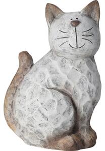 Ülő Macska kerti dekoráció , 21,7 x 32x 16,3 cm, MGO
