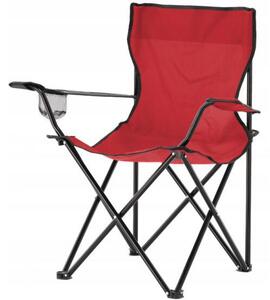 Turista összecsukható szék piros