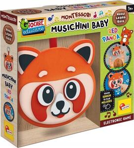 Lisciani Montessori Fa Játék - Zenélő Panda