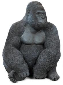 Kare Design XL Gorilla Műanyag Dekoráció Fekete 76cm