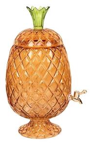 KARE Design Pineapple Ananász Italadagoló Borostyán Üveg