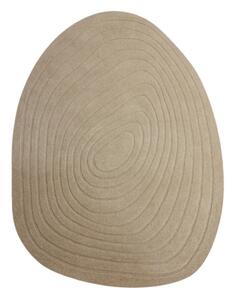 Bézs gyapjú szőnyeg 160x230 cm Puddle Wool – Flair Rugs