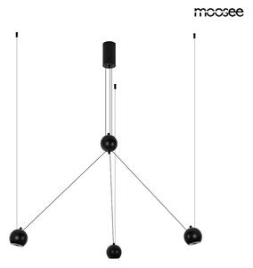 MOOSEE OCTO 3 Fekete Alumínium LED Függőlámpa