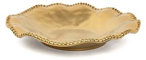 KARE Bell Gold Porcelán Dísztányér 36 cm Arany