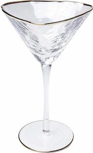 KARE Hommage Martini Kristálypohár Arany Szegéllyel 240ml