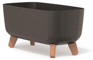 Gracia Case ECO Wood Téglalap Alakú Virágtartó Kávébarna 39 cm, 5db-os csomag