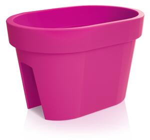 Lofly Railing Műanyag Balkonláda Fukszia 40 cm, 5db-os csomag