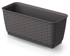 Ratolla Case P Rattan Hatású Műanyag Virágtartó Láda Umbra 29 cm, 10db-os csomag