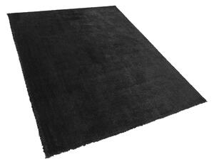 Fekete hosszú szálú szőnyeg 160 x 230 cm EVREN