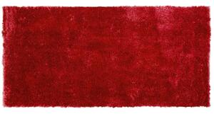 Hangulatos Hosszú Szőrű Piros Szőnyeg 80 x 150 cm EVREN