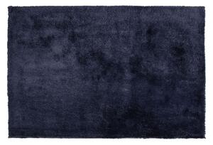 Hangulatos Hosszú Szőrű Sötétkék Szőnyeg 140 x 200 cm EVREN
