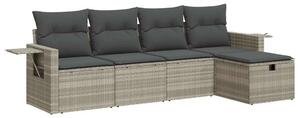 VidaXL Polyrattan Kerti Ülőgarnitúra - 5 részes