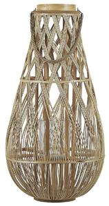 Lámpás TONGA Bambusz fa 77 cm Természetes
