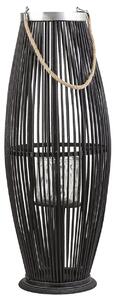 Lámpás TAHITI Bambusz fa 72 cm Fekete