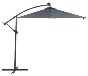 Napernyő LED 285 cm CORVAL Grafitszürke