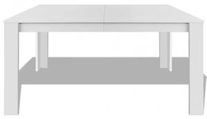 VidaXL fehér étkezőasztal 140 x 80 x 75 cm