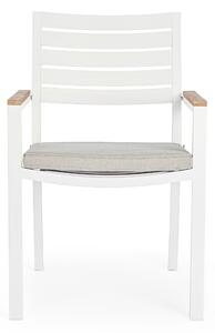 BELMAR II fehér kerti szék