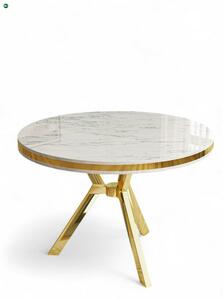 Mos - White Marble, Gold